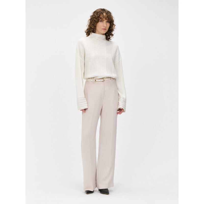 Veronika Maine Double Weave Straight Leg Pant image number 3